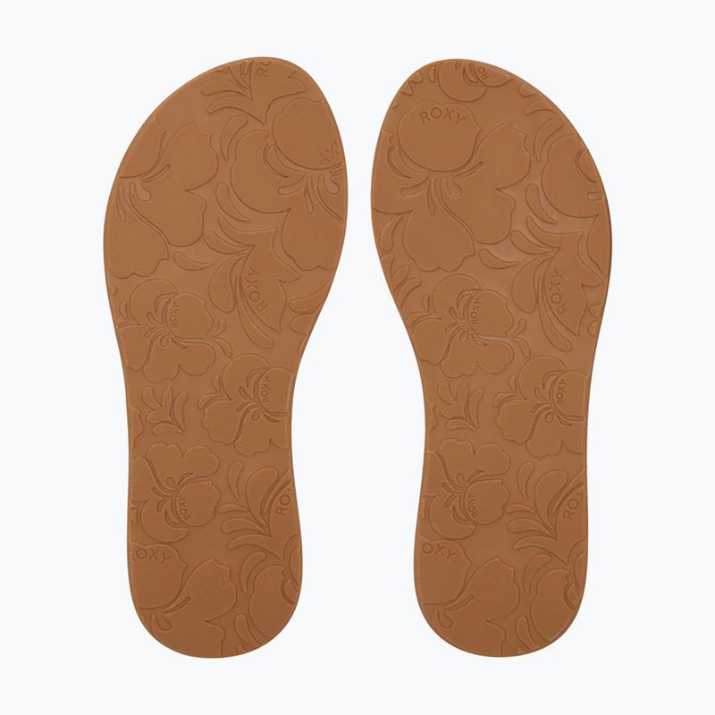 Дамски джапанки ROXY Porto Motif tan 10