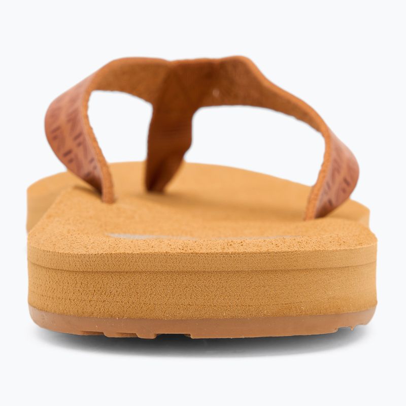 Дамски джапанки ROXY Porto Motif tan 6
