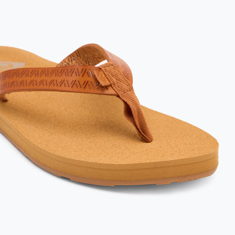 Дамски джапанки ROXY Porto Motif tan 7