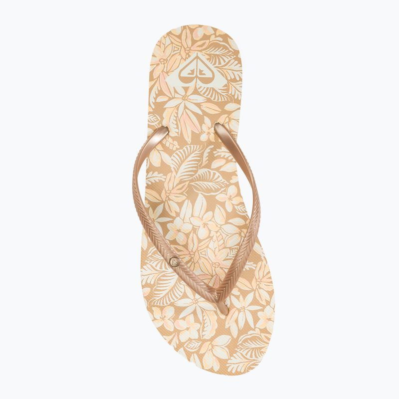 Дамски джапанки ROXY Bermuda Print peach cream 5