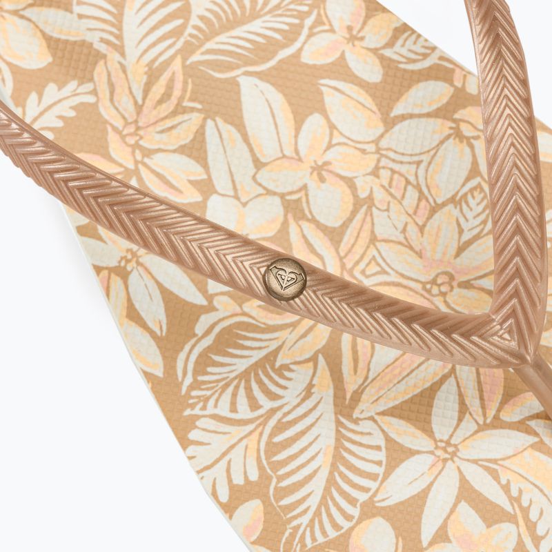 Дамски джапанки ROXY Bermuda Print peach cream 8
