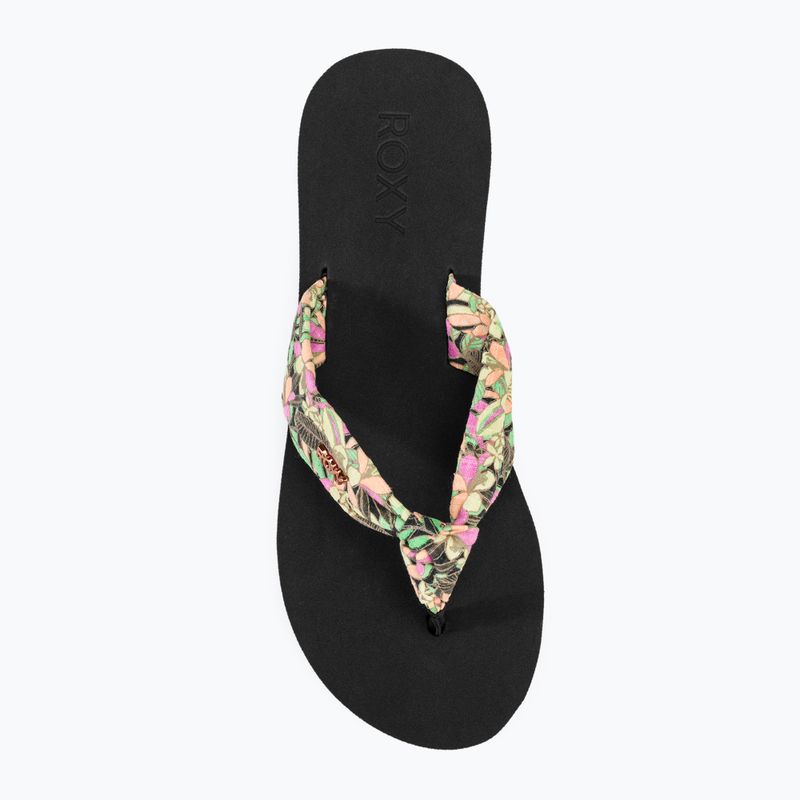 Дамски джапанки ROXY Paia V black/pink/soft lime 5