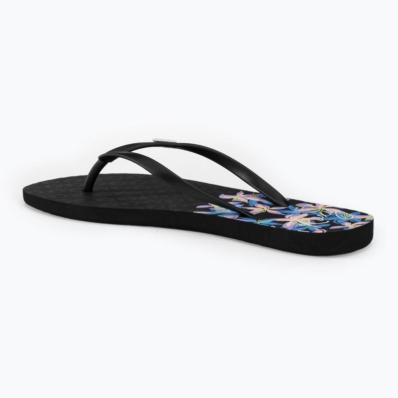 Дамски джапанки ROXY Viva Stamp II black/boysenberry 3