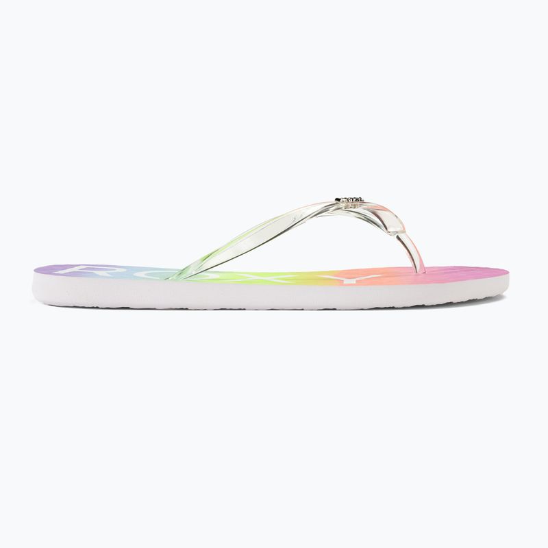 Дамски джапанки ROXY Viva Jelly rainbow 2