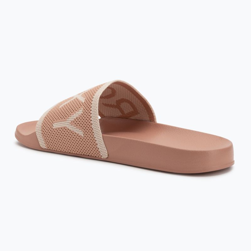 Дамски джапанки ROXY Slippy Knit wheat/turkish coffee 3