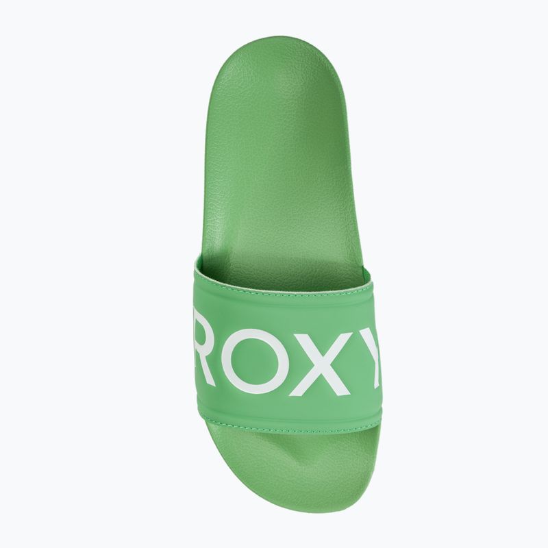 Дамски чехли ROXY Slippy II green 5