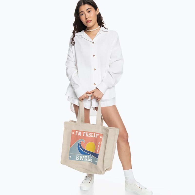 Дамска чанта ROXY Drink The Wave Tote tapioca 6
