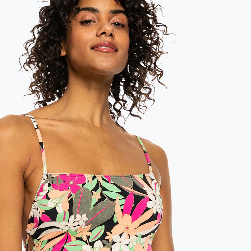 Дамски бански костюм от една част ROXY Printed Beach Classics Lace UP anthracite palm song s 6