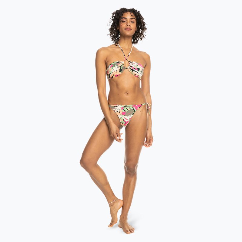 Горнище на бански костюм ROXY Printed Beach Classics Halter anthracite palm song s 3