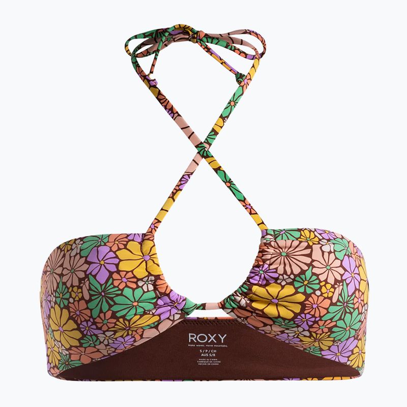 Горнище на бански костюм ROXY All About Sol Bandeau root beer all about sol mini 2
