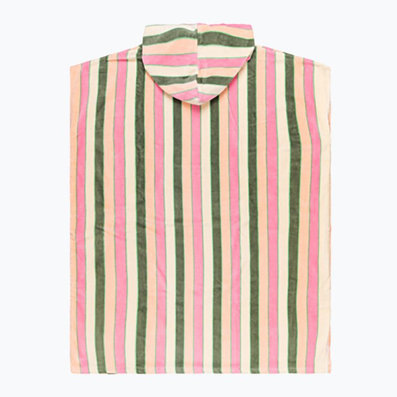 Дамско пончо ROXY Stay Magical Printed agave green very vista stripe 2