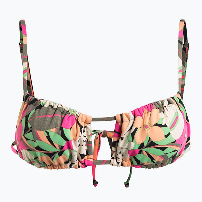 Горнище на бански костюм ROXY Beach Classics Bralette anthracite palm song s