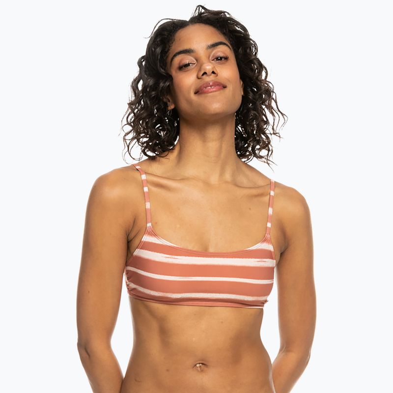 Горнище на бански костюм ROXY Printed Beach Classics cedar wood happy stripe 2
