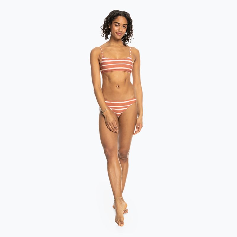 Горнище на бански костюм ROXY Printed Beach Classics cedar wood happy stripe 3