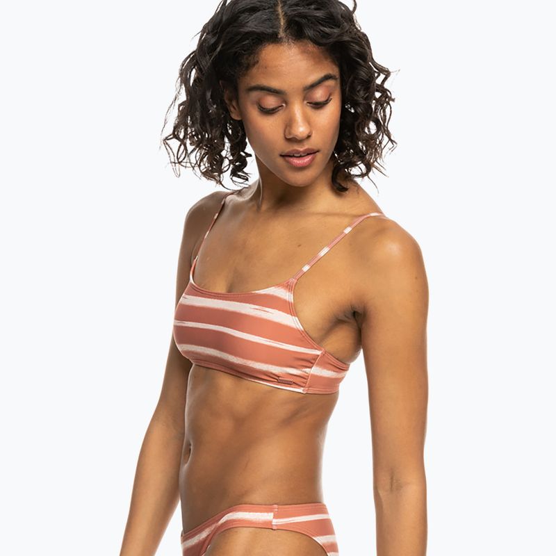 Горнище на бански костюм ROXY Printed Beach Classics cedar wood happy stripe 5