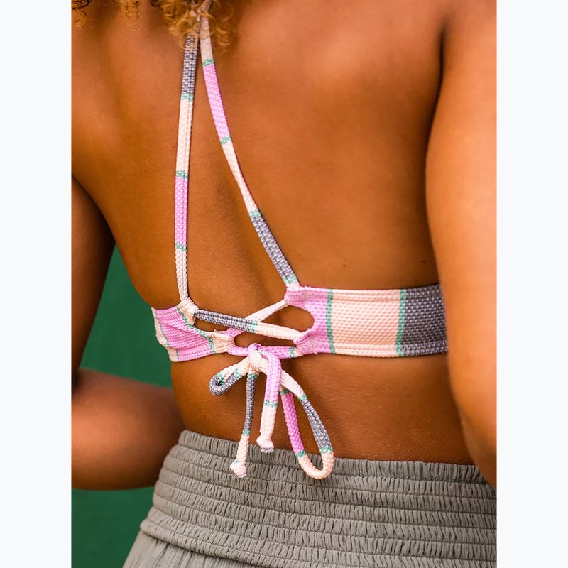 Горнище на бански костюм ROXY Vista Stripe Strappy agave green very vista stripe 8