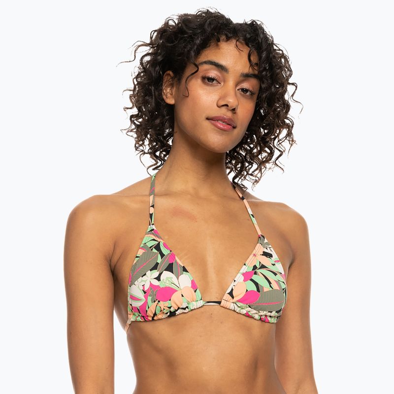 Горнище на бански костюм ROXY Printed Beach Classics Tiki Tri anthracite palm song s 2