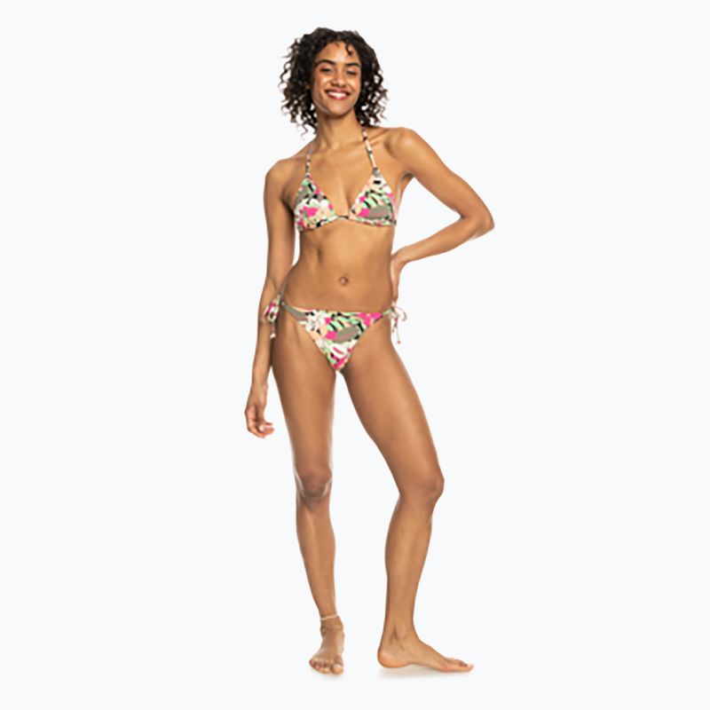 Горнище на бански костюм ROXY Printed Beach Classics Tiki Tri anthracite palm song s 3