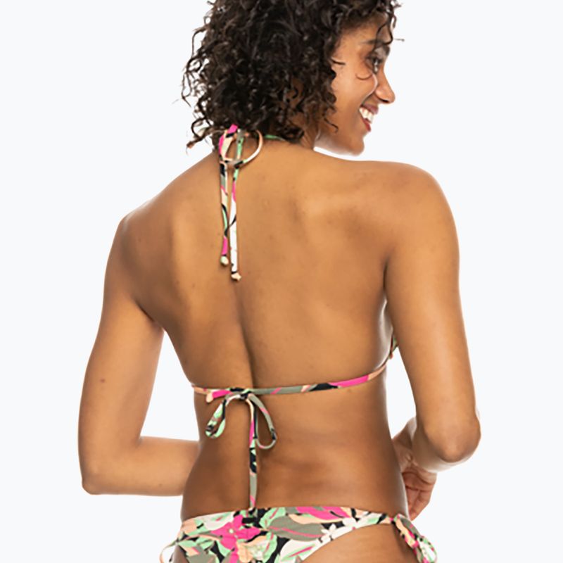 Горнище на бански костюм ROXY Printed Beach Classics Tiki Tri anthracite palm song s 5
