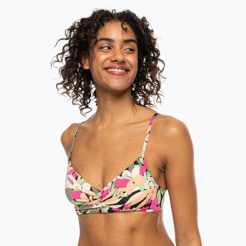 Горнища на бански костюм ROXY Printed Beach Classics Wrap anthracite palm song s 2