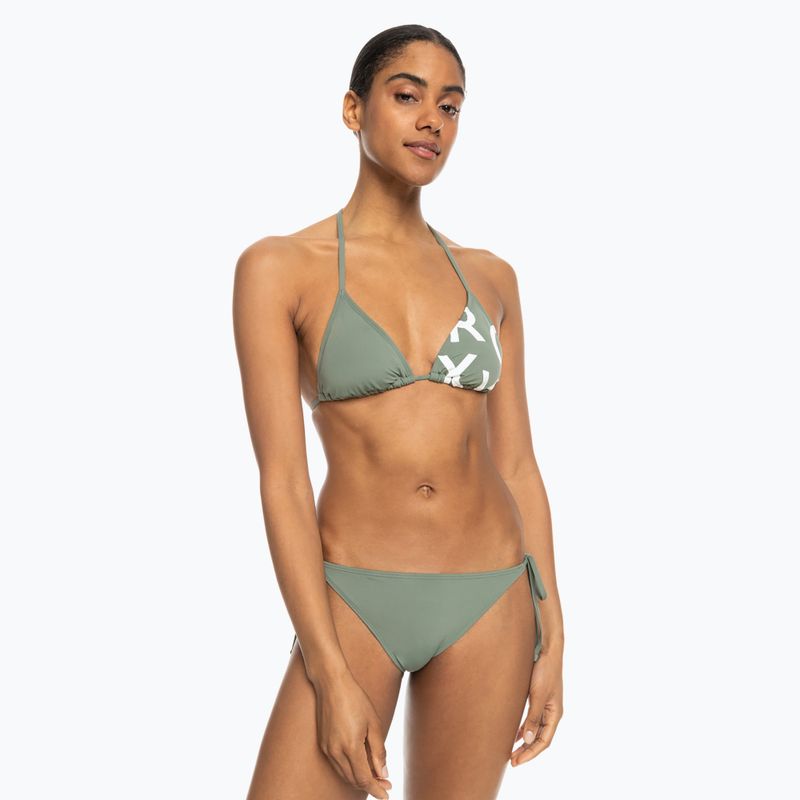 Дамски бански костюм от две части ROXY Beach Classics Tie Side agave green 3