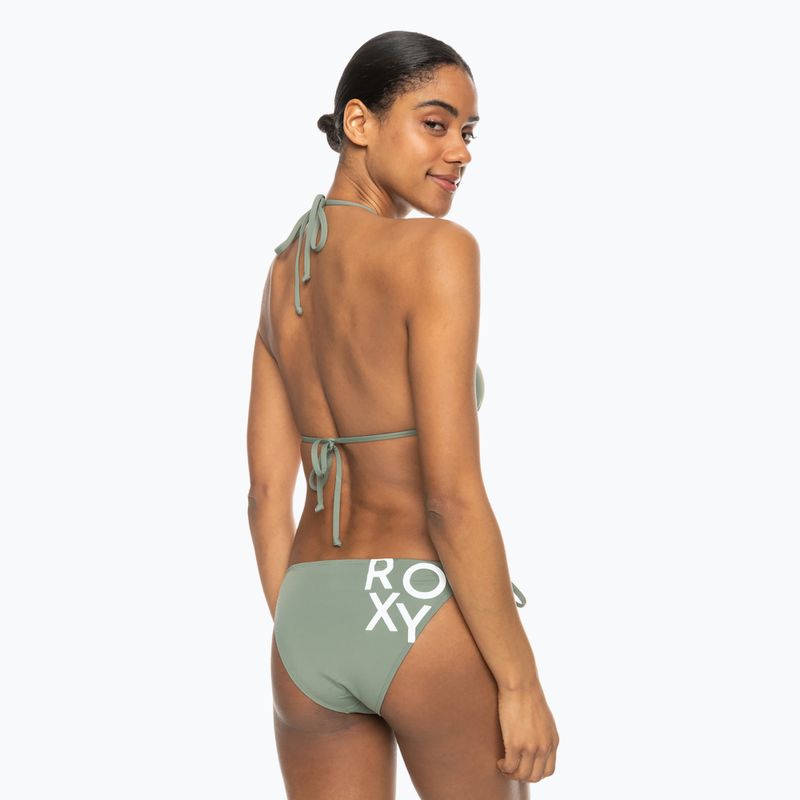 Дамски бански костюм от две части ROXY Beach Classics Tie Side agave green 6