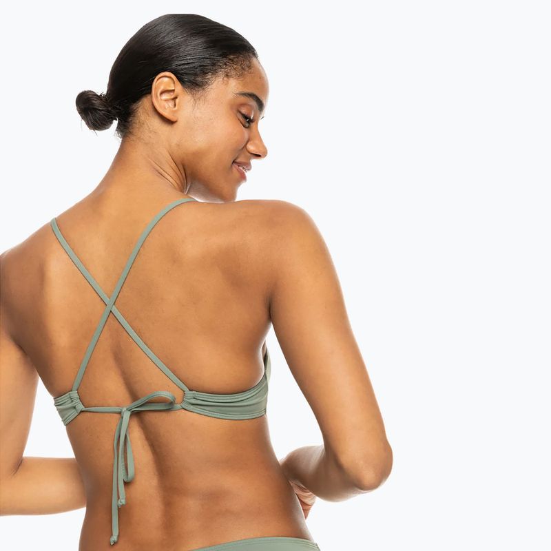 Горнище на бански костюм ROXY Beach Classics Mod Tri agave green 4