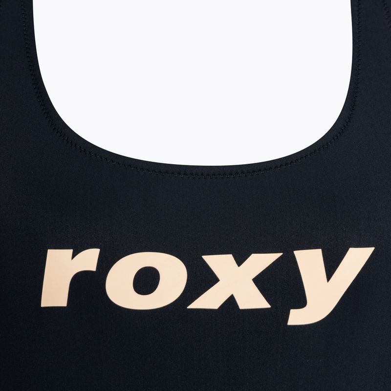 Дамски бански костюм от една част ROXY Active cross anthracite 3