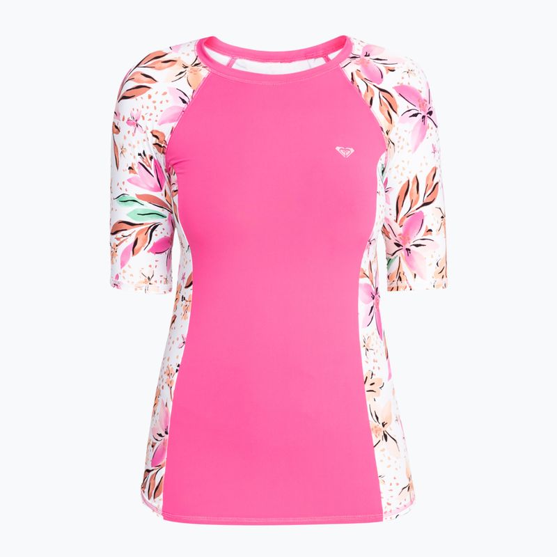 Дамска тениска за плуване ROXY Lycra Printed white happy tropical swim 5