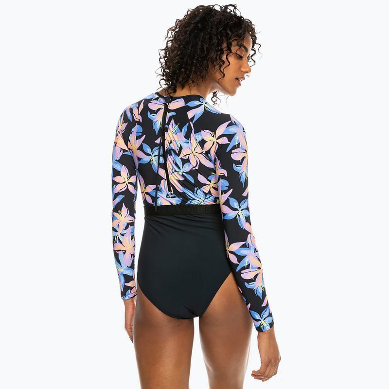 Дамски бански костюм от една част ROXY Active anthracite kiss 4
