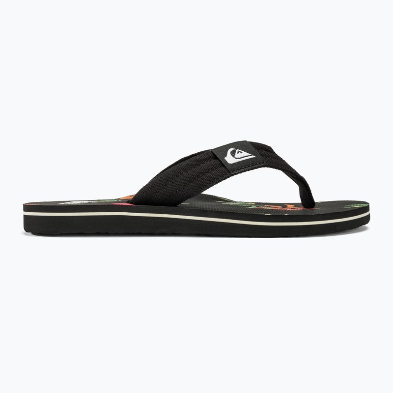 Мъжки джапанки Quiksilver Molokai Layback II black / orange / green 2