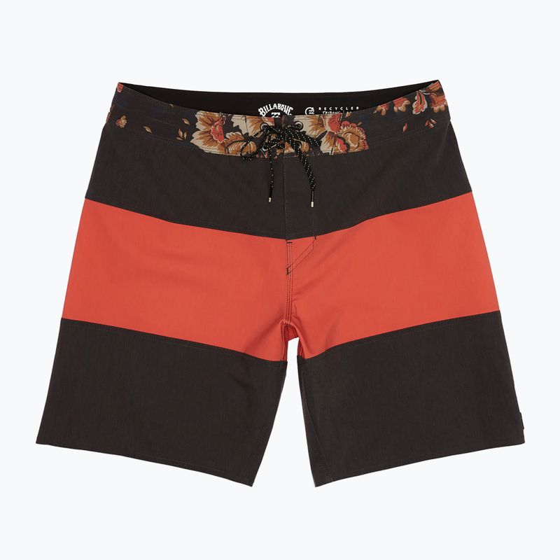 Мъжки шорти за плуване Billabong Tribong Pro washed red