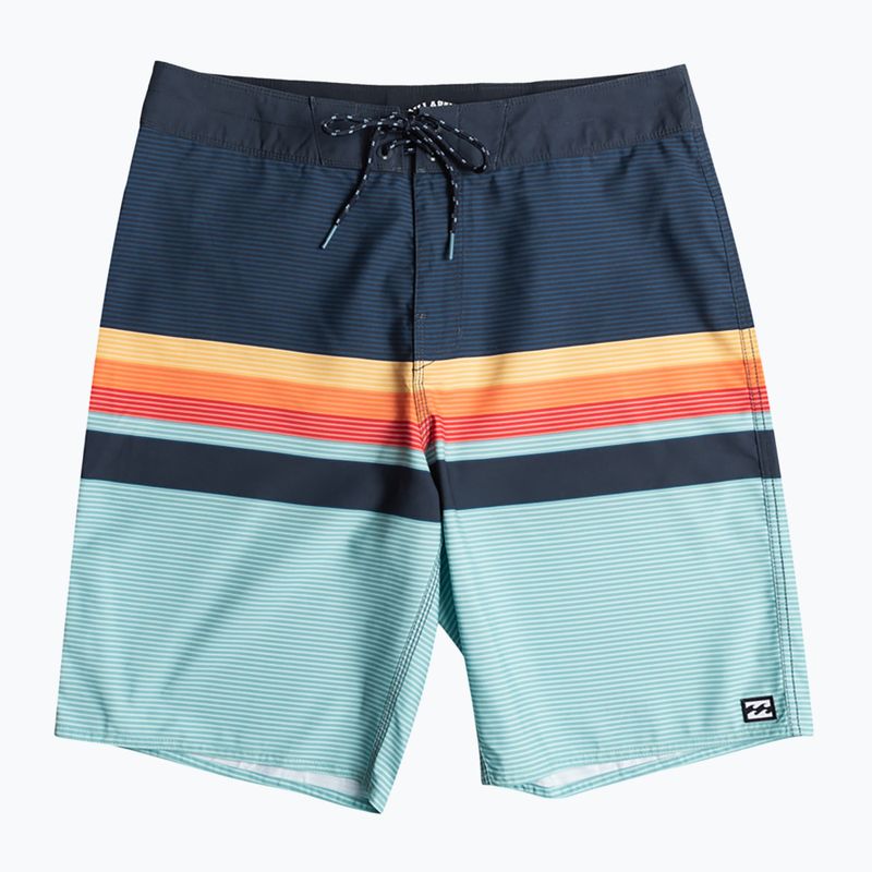 Мъжки шорти за плуване Billabong All Day HTR Stripes OG blue