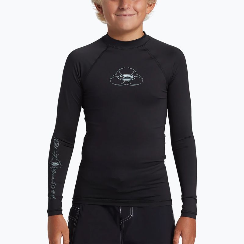 Quiksilver Saturn UPF50 черен младежки ръкав за плуване 4