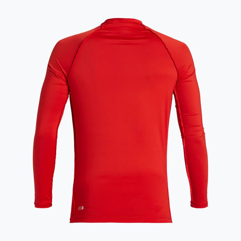 Мъжка блуза с дълъг ръкав за плуване Quiksilver Saturn UPF50 high risk червен 6