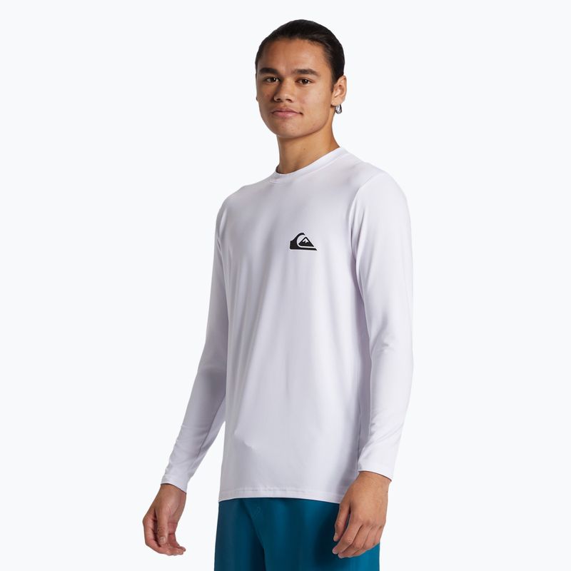 Мъжка тениска Everyday Surf Tee white/white с дълъг ръкав на Quiksilver 3