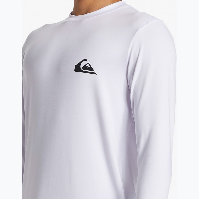 Мъжка тениска Everyday Surf Tee white/white с дълъг ръкав на Quiksilver 4