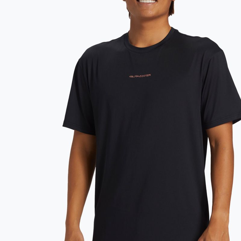 Мъжка тениска за плуване Quiksilver Everyday Surf Tee black/white 3