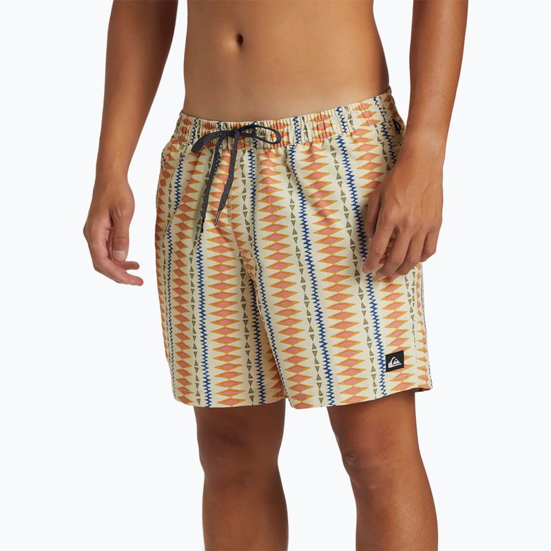 Мъжки шорти за плуване Quiksilver Remade Mix Volley 16 oyster white 8