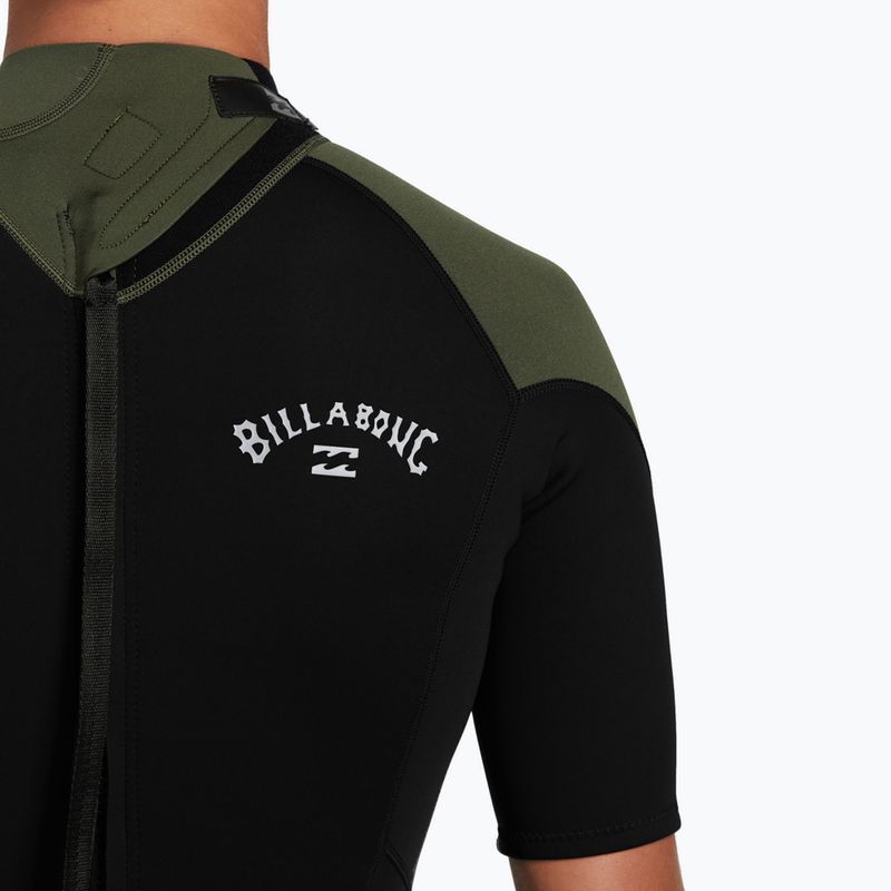 Мъжки бански Billabong 2mm Foil Back Zip Spring moss Swim Foam 6