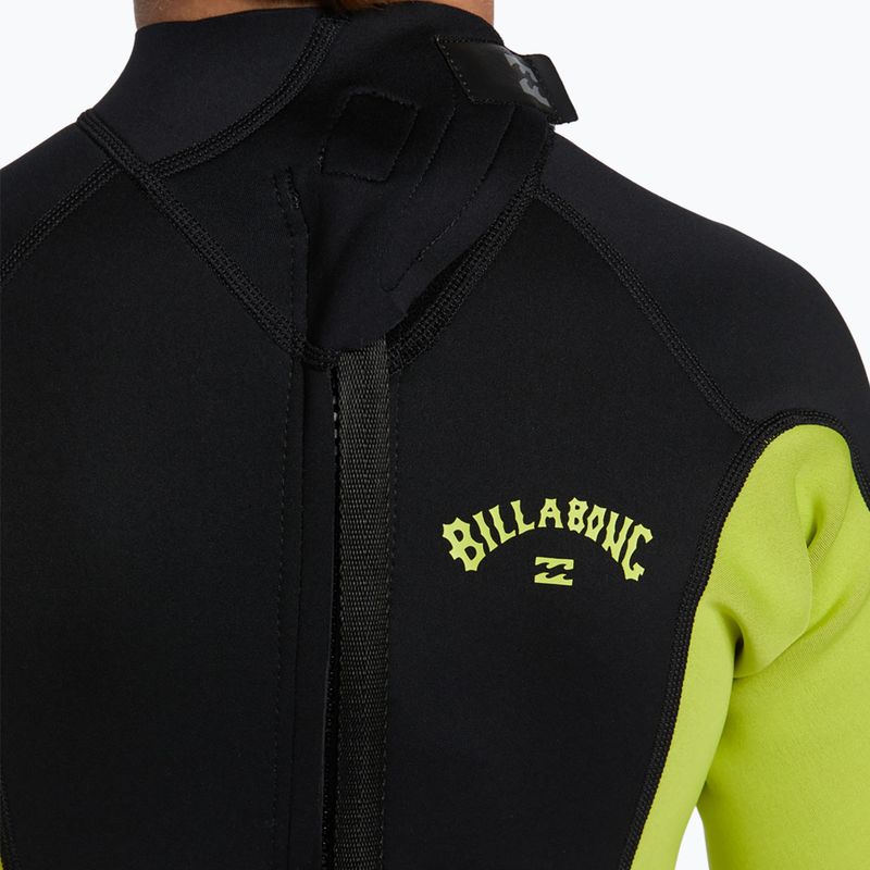 Детски неопренов костюм за плуване Billabong 2 mm Foil BZ FL fluro lime 6