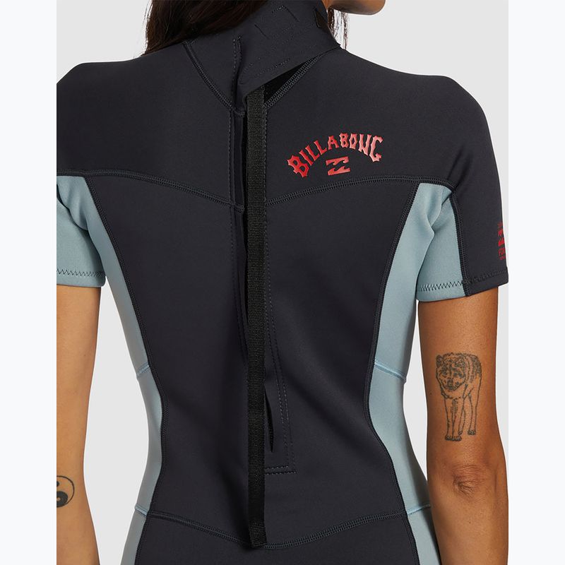 Дамски неопренов костюм за плуване  Billabong 2/2 mm Foil Spring washed black 5