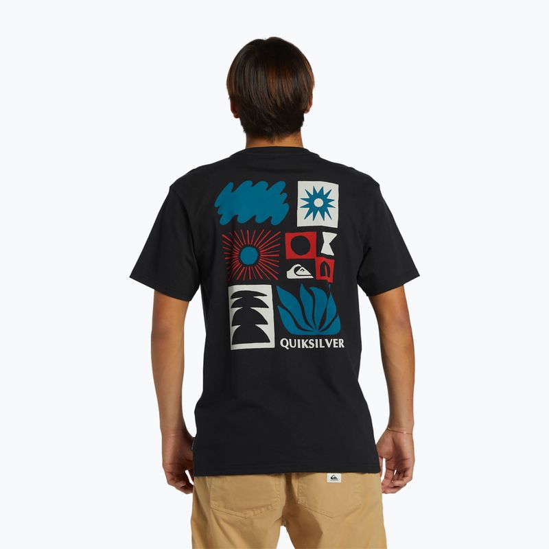Мъжка тениска Quiksilver Natural Forms Mor black 2