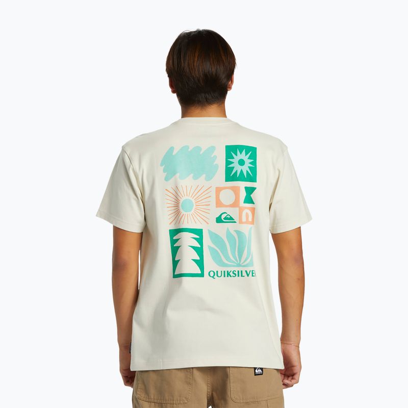 Мъжка тениска Quiksilver Natural Forms Mor silver birch 2