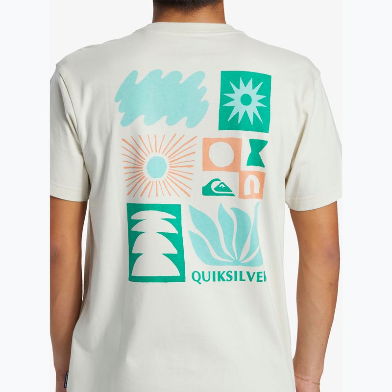 Мъжка тениска Quiksilver Natural Forms Mor silver birch 3