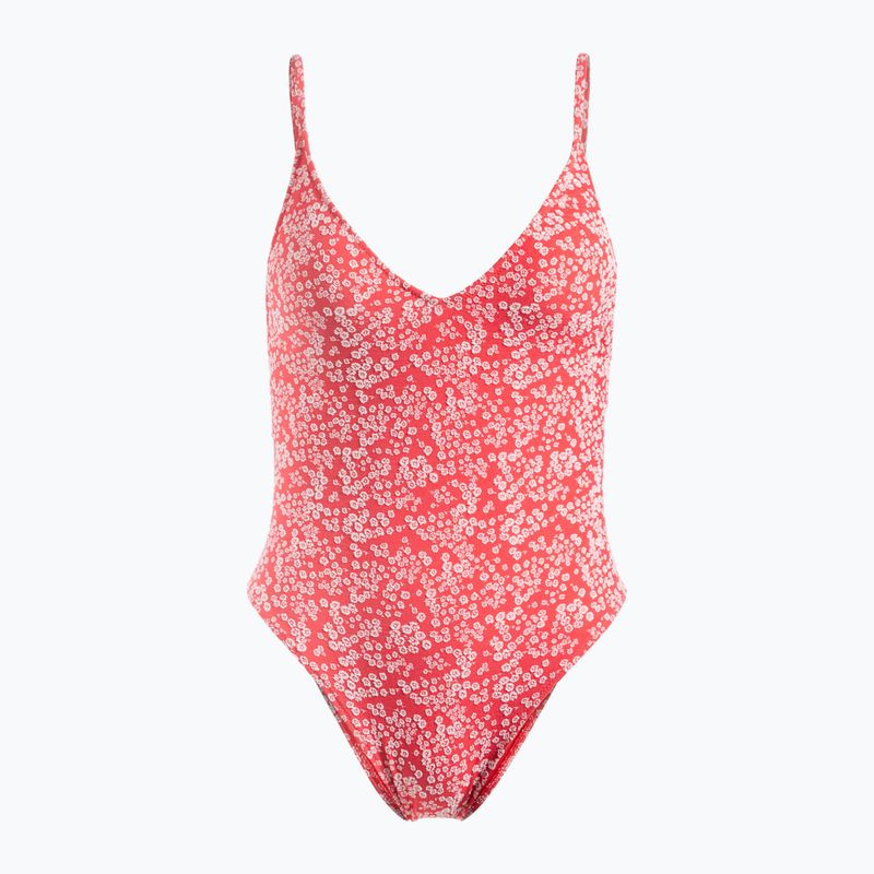 Дамски бански костюм от една част ROXY Margarita V Neck hibiscus margarita