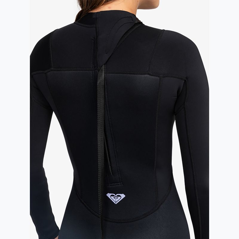 Дамски неопренов костюм за плуване ROXY 3/2 Prologue Back Zip Flock black 4