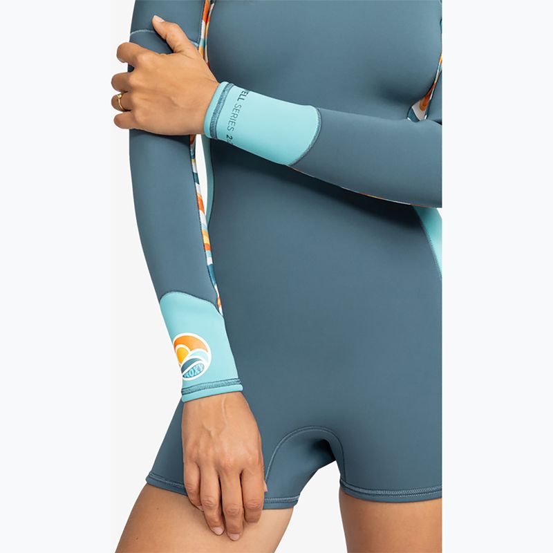 Дамски неопренов костюм за плуване ROXY 2.0 Swell Series Back Zip starglazer 6