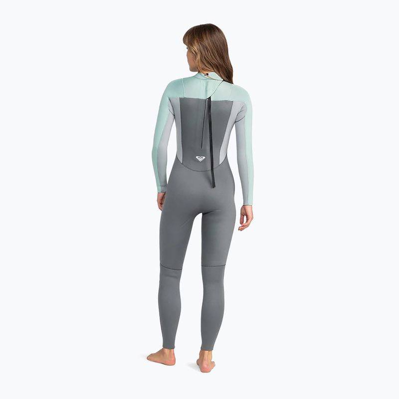 Дамски неопренов костюм за плуване  ROXY 4/3 mm Prologue Back Zip GBS Wetsuit ice green 2