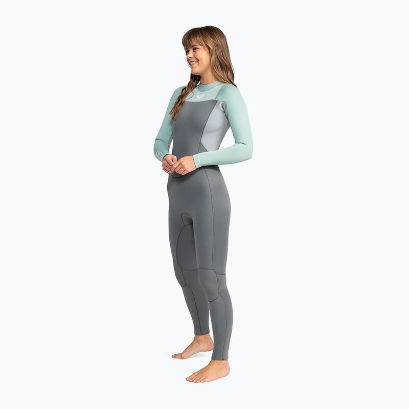 Дамски неопренов костюм за плуване  ROXY 4/3 mm Prologue Back Zip GBS Wetsuit ice green 3